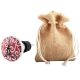Pink Paris Eiffel Tower Flat Wine Bottle Stopper